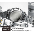 LANGLISHI 2021 Luxury Mens Watches Luminous Waterproof Stainless Steel Watch Men Quartz Date Calendar Business Wristwatch